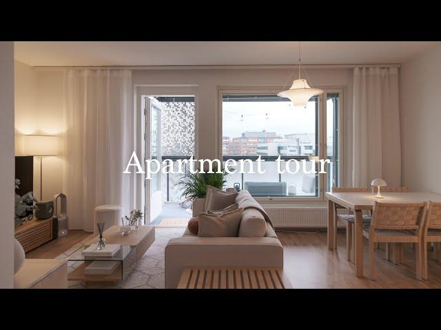 Minimalist Apartment Tour I 56 sqm Cozy Apartment in Finland I Nordic Home