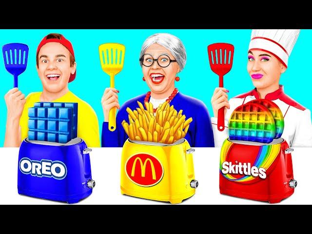 Me vs Grandma Cooking Challenge | Edible Battle by Fun Challenge