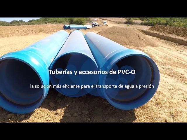 Instalación de tuberías de PVC-O de grandes diámetros