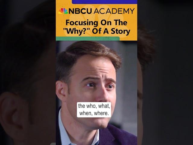 Investigative Reporters Focus on the "Why?" - NBCU Academy