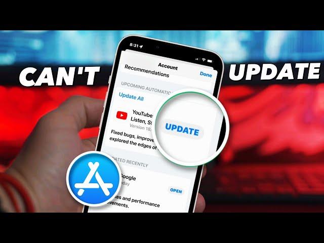 Fix App Store Apps Not Updating on iPhone | Can't Update iPhone Apps