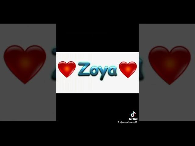 Zoya name status