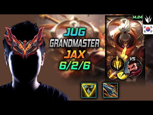 Jax Jungle Build Trinity Force Lethal Tempo - LOL KR GrandMaster Patch 14.24