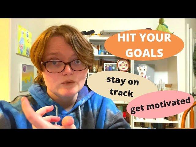 my goal setting process (advice from an author)