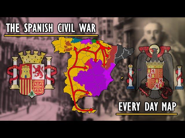 Spanish Civil War/Guerra Civil Española: Every Day Map (1936-1939)