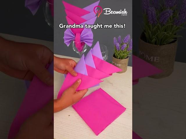 Creative napkins organize hack  #creative #organize #hacks
