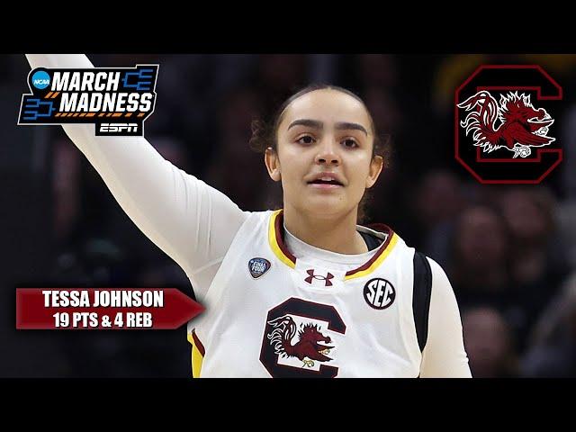 TESSA JOHNSON LEADS THE GAMECOCKS TO A PERFECT CHAMPIONSHIP  | ESPN College Basketball