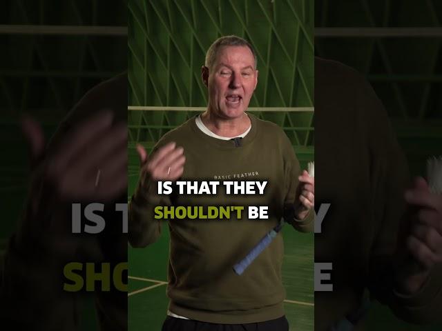 This is how you can practice your offensive movement #basicfeather #badminton #badmintontraining