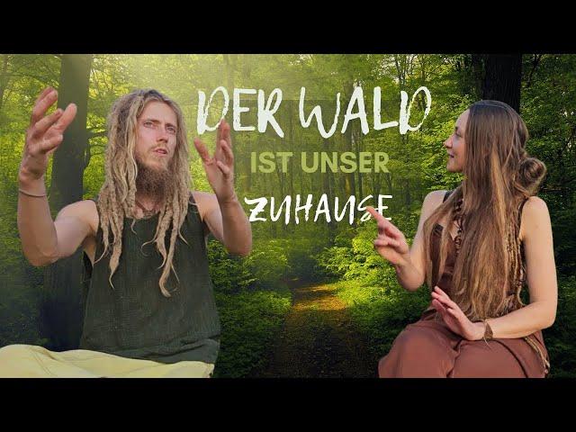 Junge Familie lebt off grid im Waldgarten: Naturverbunden mit Permakultur @permaculture-design._de