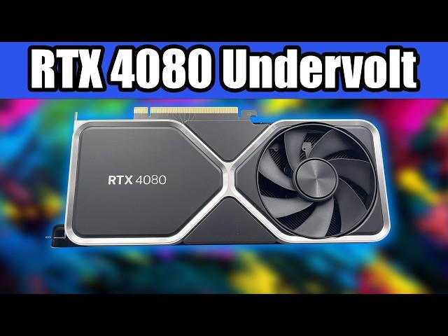 Undervolt your RTX 4080 for more FPS and Lower Temperature! - Tutorial