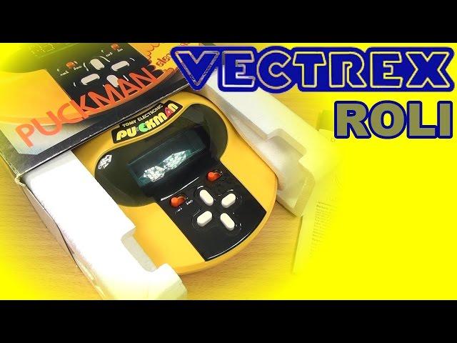 VectrexRoli shows Tomy Puckman VFD game from 1981 (Pac Man, Munchman)