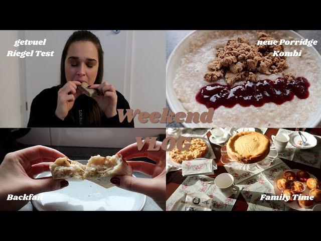 Weekend Vlog | getvuel Riegeltest Food Content und ein Backfail