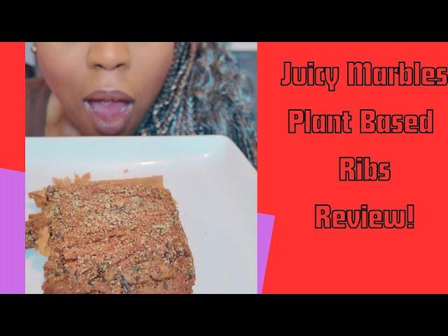 Trying Vegan Ribs by Juicy Marbles!