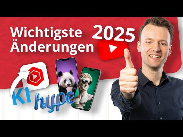 Das ändert sich 2025 auf YouTube!