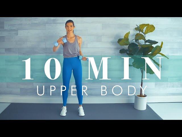 10 Minute Upper Body Workout // Standing Shoulder Friendly Strength Exercises