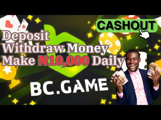 BC Game: How to make deposit and withdrawal to your bank account (Free Crash strategy)