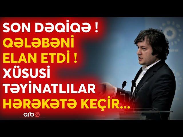 SON DƏQİQƏ! Gürcüstanda TARİXİ seçkinin nəticəsi AÇIQLANIR -SAVAŞA hazırlıq başladı-Xüsusi qruplar..