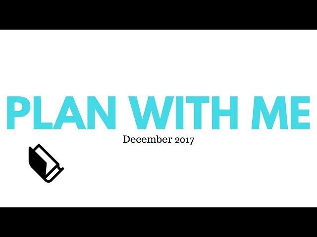 Plan With Me - {Hobonichi} December 2017