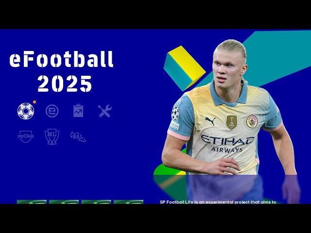 Release!!! Graphic Menu eFootball 2025 For PES 2021 by WinPES21