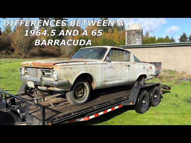What Are the Differences Between a 1964.5 and a 1965 Plymouth Barracuda?  Not Many But We Show You!
