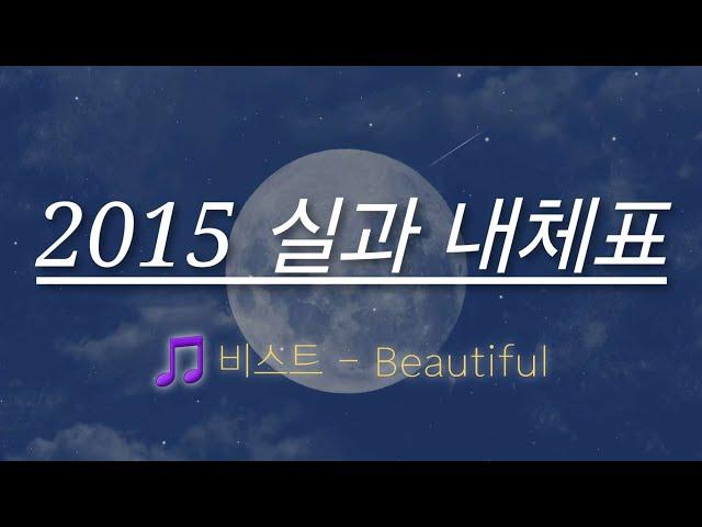 [초등임용노래] 실과 내용체계표 (노래: 비스트-Beautiful)