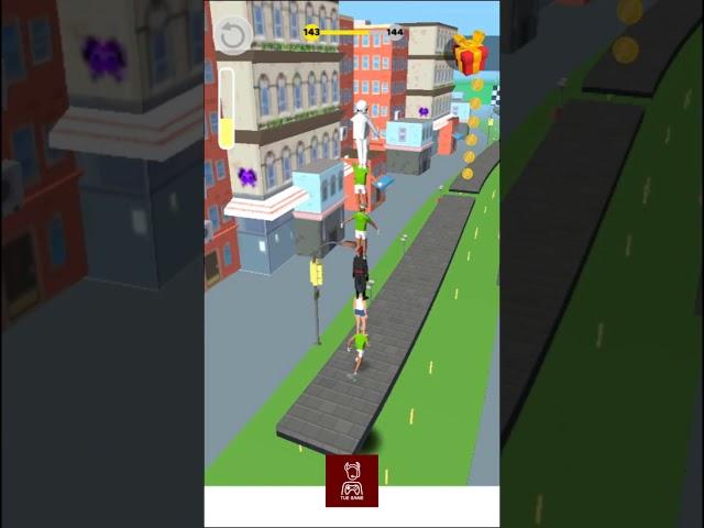 Tower Run | Level 143 | walkthrough solution #Shorts