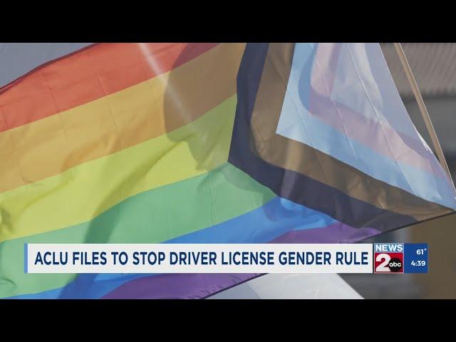ACLU files to stop driver license gender rule