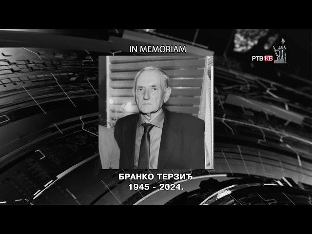 In Memoriam Branislav Terzic