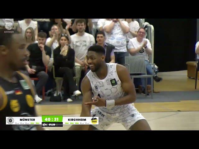 Recap: Uni Baskets Münster vs Bozic Estriche Knights Kirchheim | Zusammenfassung