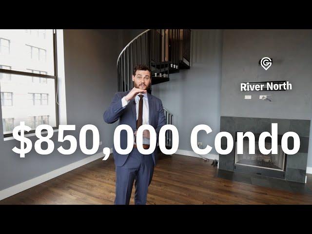 $850,000 in River North | Downtown Chicago Real Estate Tour