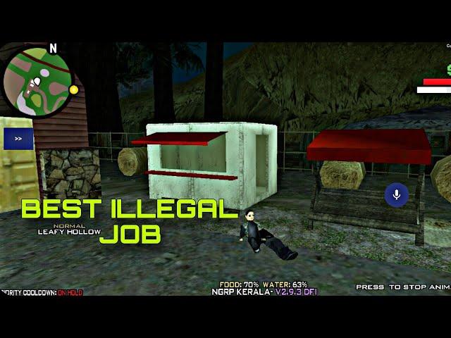 BEST ILLEGAL JOB | TUTORIAL | NGRP KERALA | GTA SA RP | SA-MP LAUNCHER | #ngrp #samp #gta