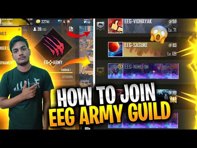 HOW TO JOIN EAGLE EYE GAMING GUILD? JOIN KAISE KARE V BADGE GUILD || @Mr.EagleYT  ||freefire