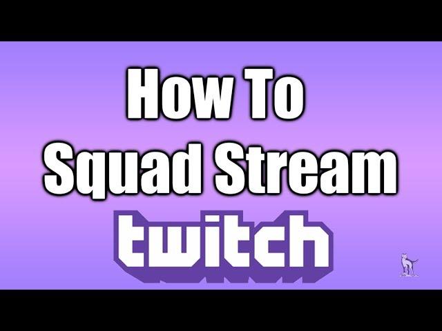 How To Squad Stream On Twitch