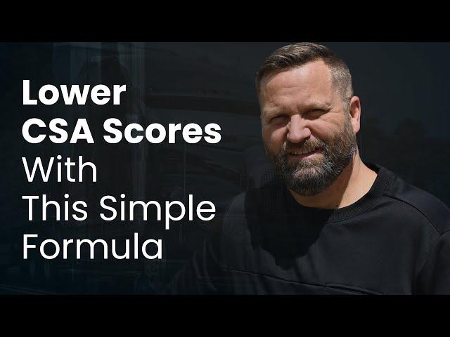 Lower CSA Scores With This Simple Formula