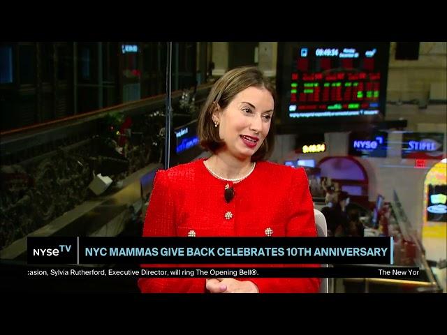 Sylvia Rutherford, Executive Director, NYC Mammas Give Back Joins NYSE TV Live