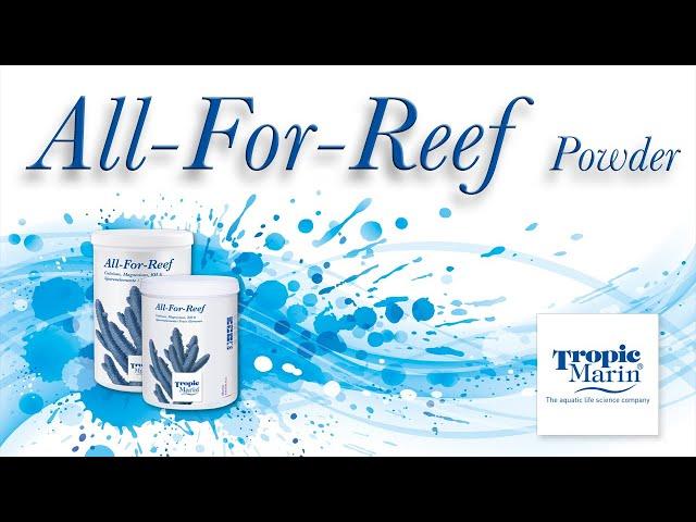 Tropic Marin All-For-Reef Powder - EN