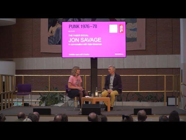 Jon Savage at the British Library