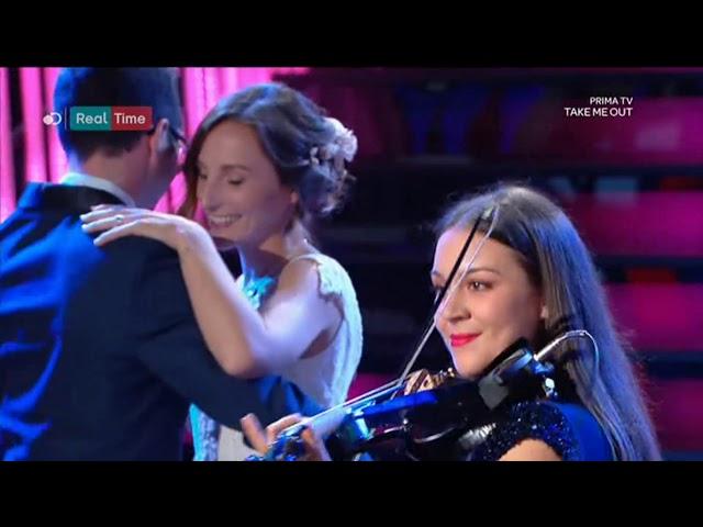 TAEDA La violinista del gruppo musicale TAEDA nel programma TV " TAKE ME OUT" (info 346-2219668)