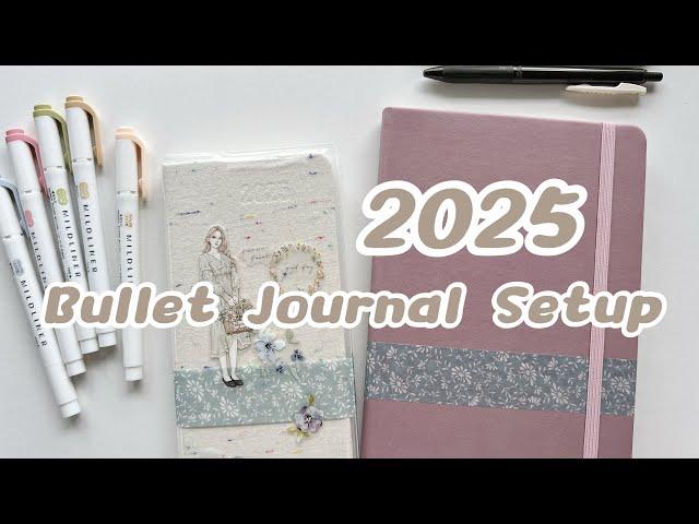 2025 Bullet Journal Setup  Plan With Me  Simple and Easy Bujo Setup