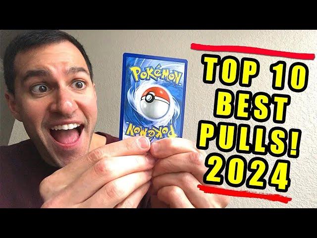 *IT’S HERE!* My Top 10 BEST Pokemon Cards Pulls (2024)