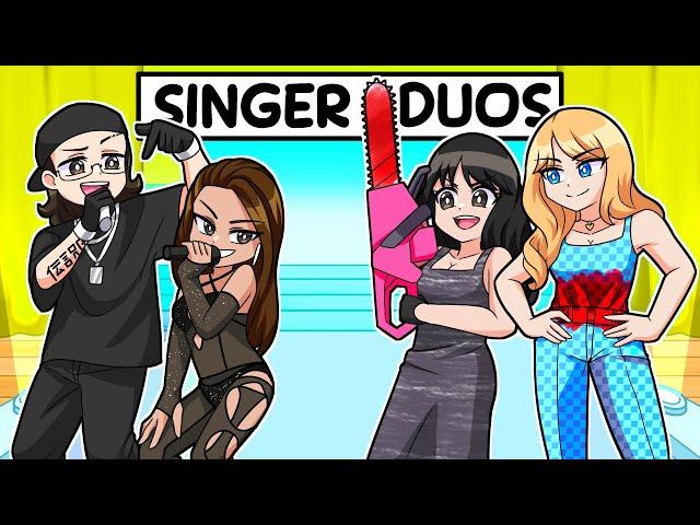 Buying CELEBRITY DUO theme in DRESS TO IMPRESS!