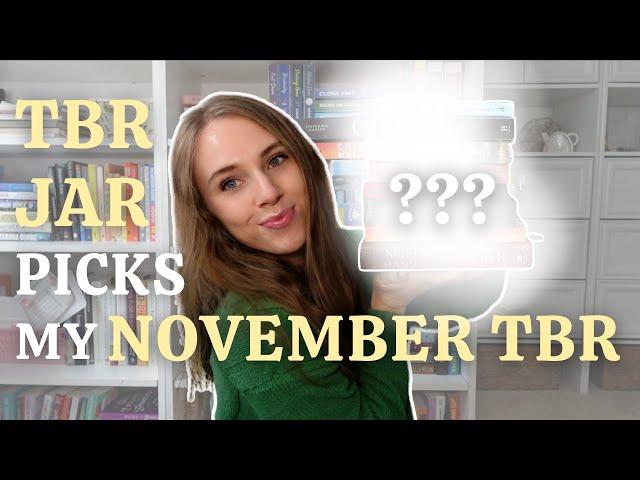 TBR jar picks my November TBR 🩵