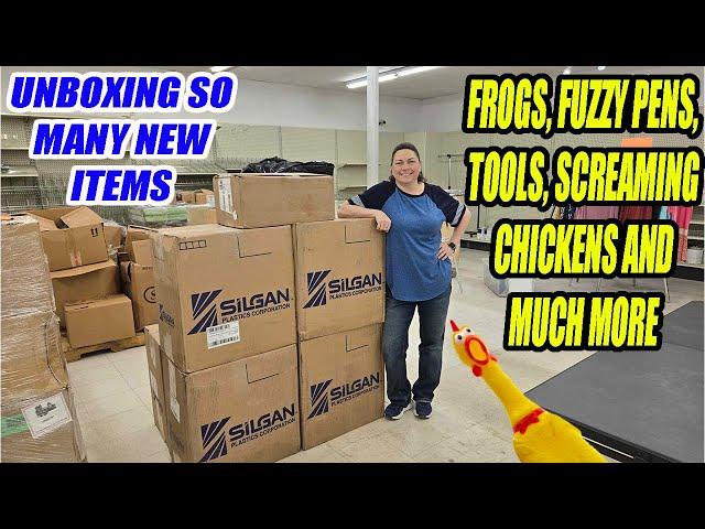 Refilling the online Store! We find frogs, Screaming Chickens, Tools and much more!