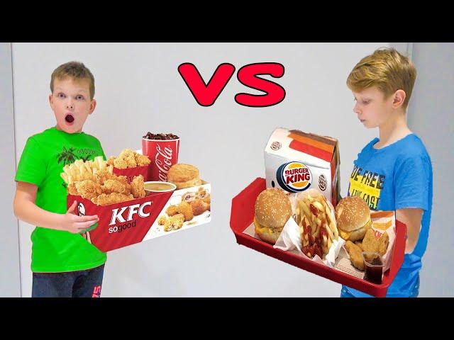 KFC vs BURGER KING. ТАКОГО РЕЗУЛЬТАТА НЕ ОЖИДАЛИ. БРОС ШОУ