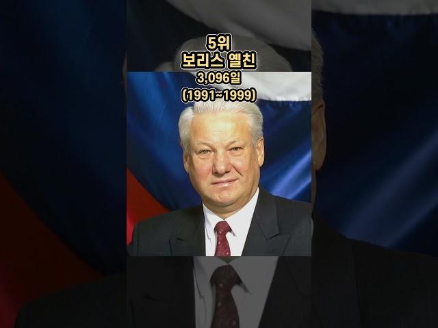 20세기이후 러시아를 가장 오래 통치한 지도자 Top 11