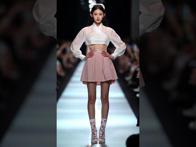 Unbelievable Hanbok Fashion Model Walks the Runway in 2025!