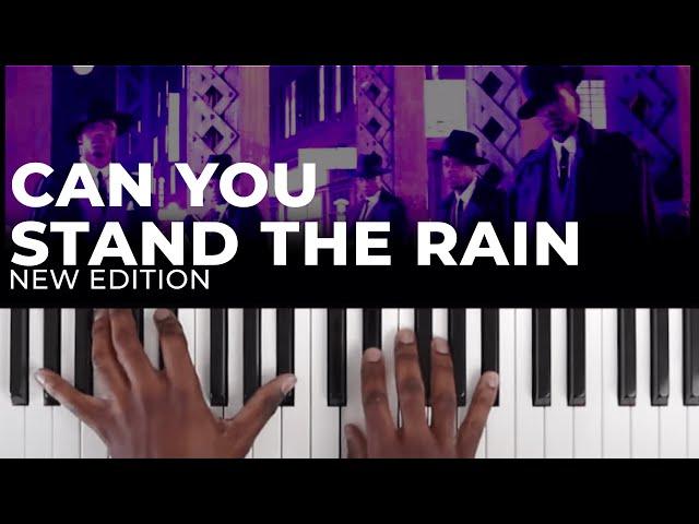 How To Play "CAN YOU STAND THE RAIN" By New Edition | Piano Tutorial (R&B Soul)