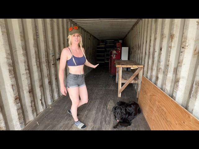 Converting My 40' Shipping Container Into A Workshop (GARAGE OVERHAUL 3.0!)