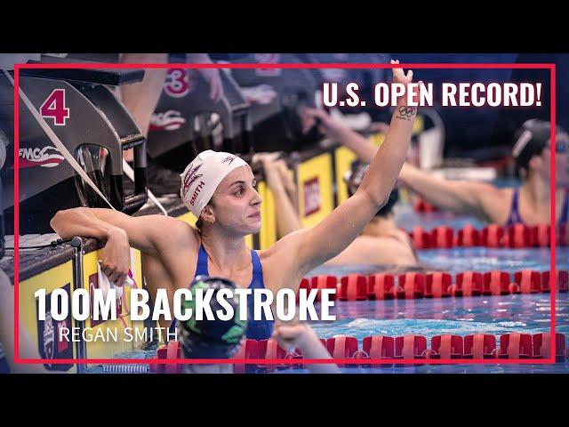 Regan Smith Takes Down U.S. Open Record in 100M Backstroke | 2024 TYR Pro Swim Series Westmont