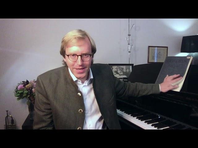 Jan Jiracek von Arnim introduces Beethoven's "Les Adieux" Sonata